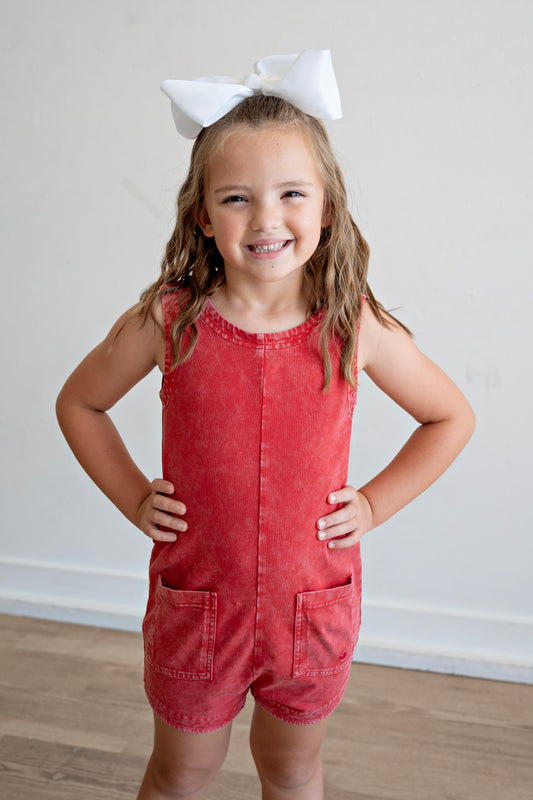 Romper – YOUTH Tailgate Romper - Red
