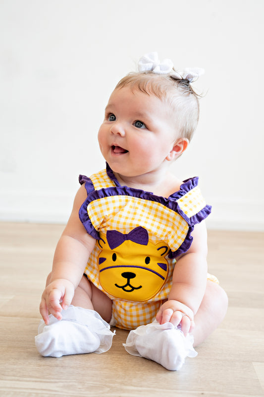 Tiger Girl Ruffle Bubble