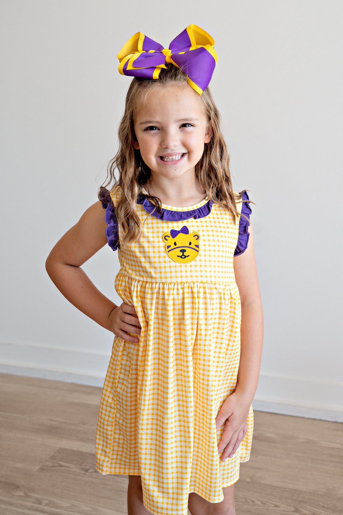 Tiger Girl Applique Dress