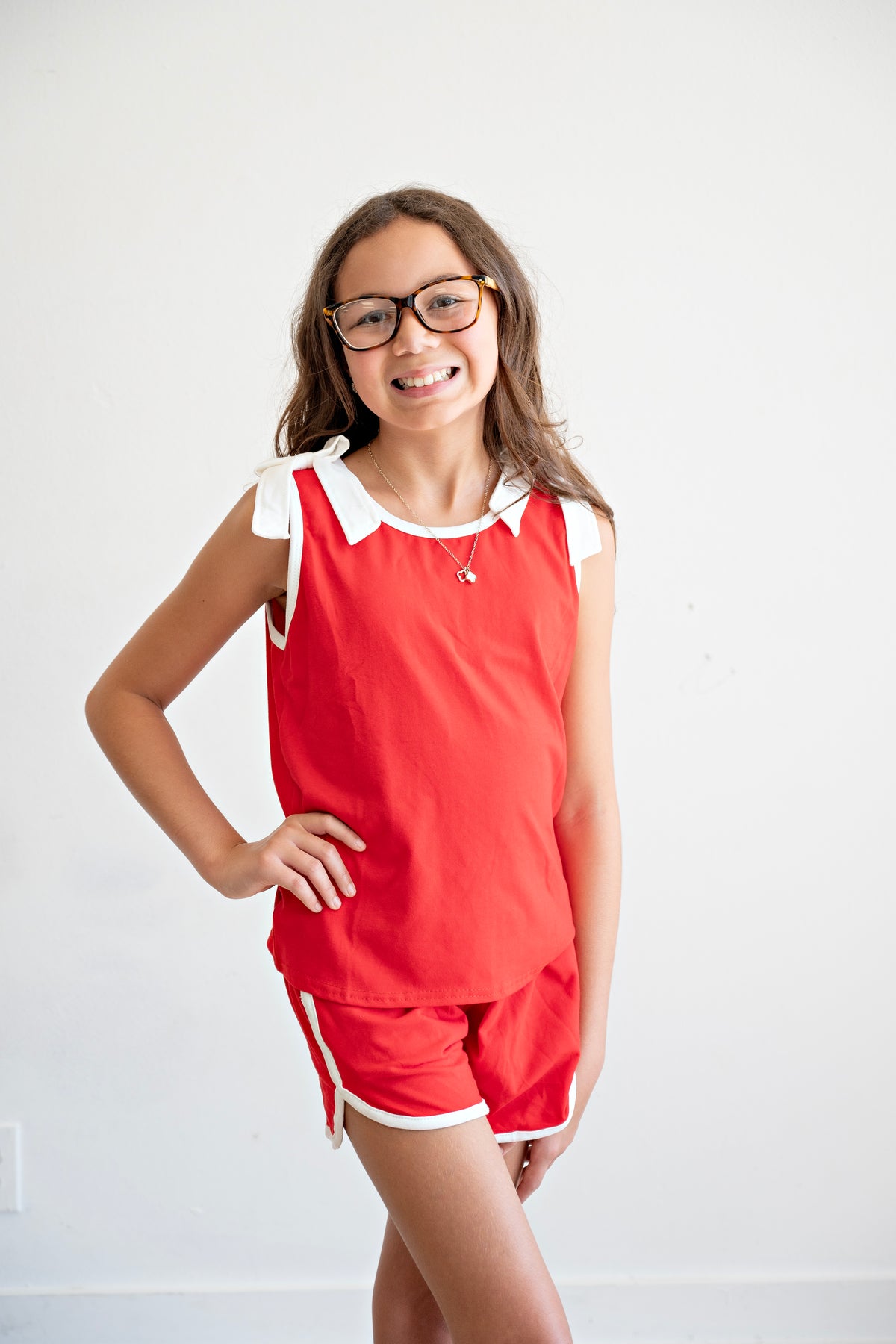 Red/White Track Suit