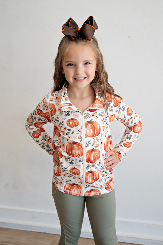 Wispy Pumpkin Athletic Girls Set