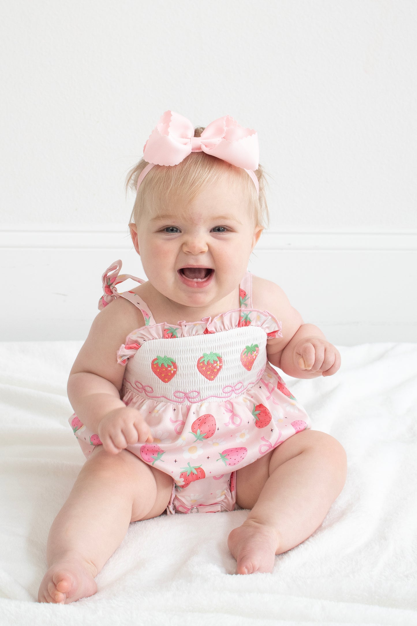 Strawberry Blossom Romper