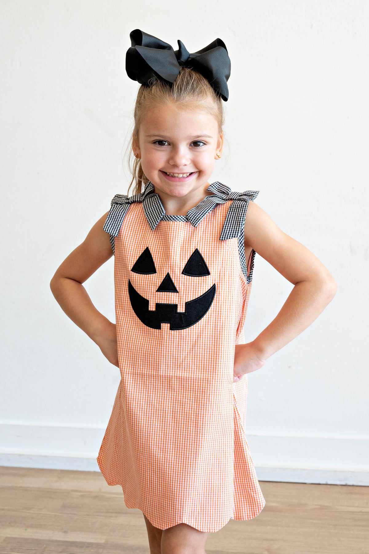 Orange Jack-O-Lantern Dress