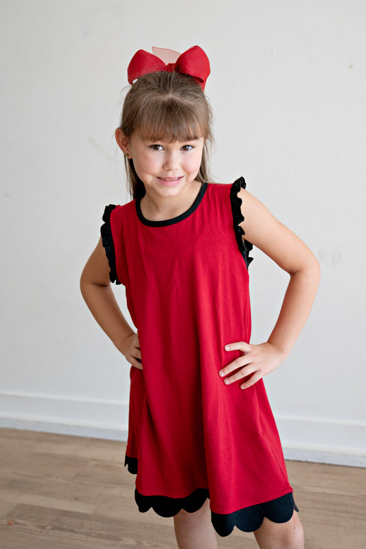 Maroon/Black Spirit Dress