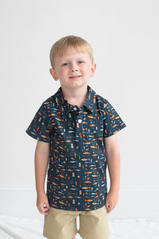 Fishin' Collar Shirt