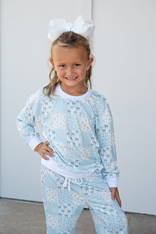 Bluebell Bow Patchwork Set