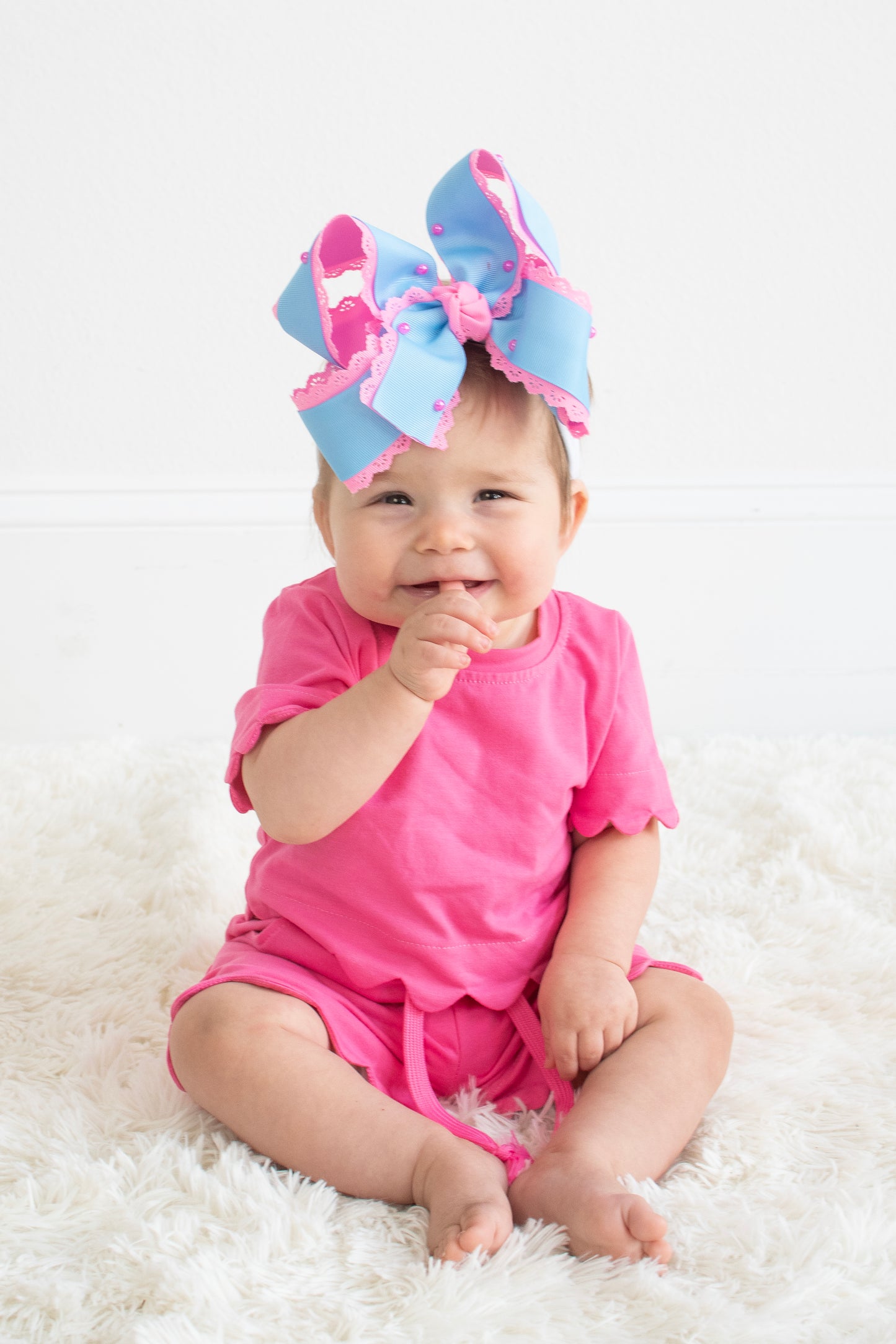 Hot Pink Scallop Set