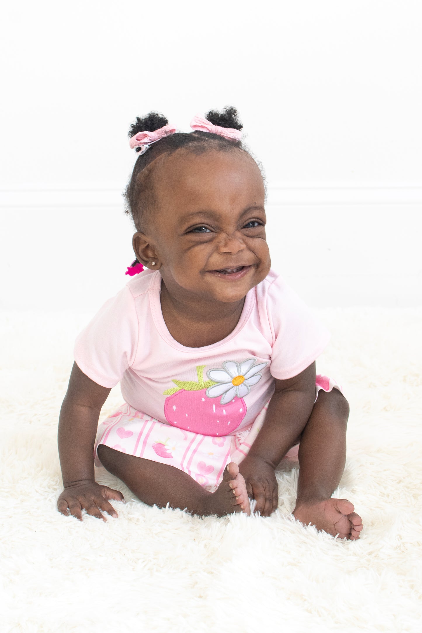 Strawberry Butterfly Short Set