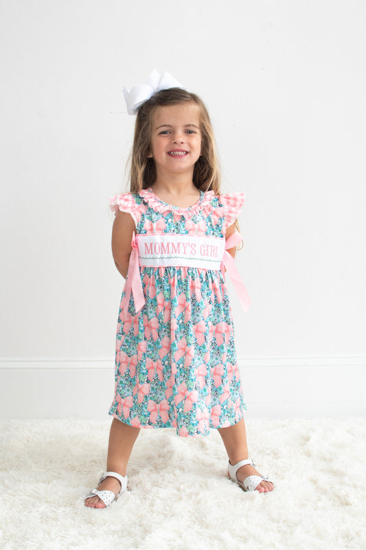 Mommy's Girl Embroidered Dress