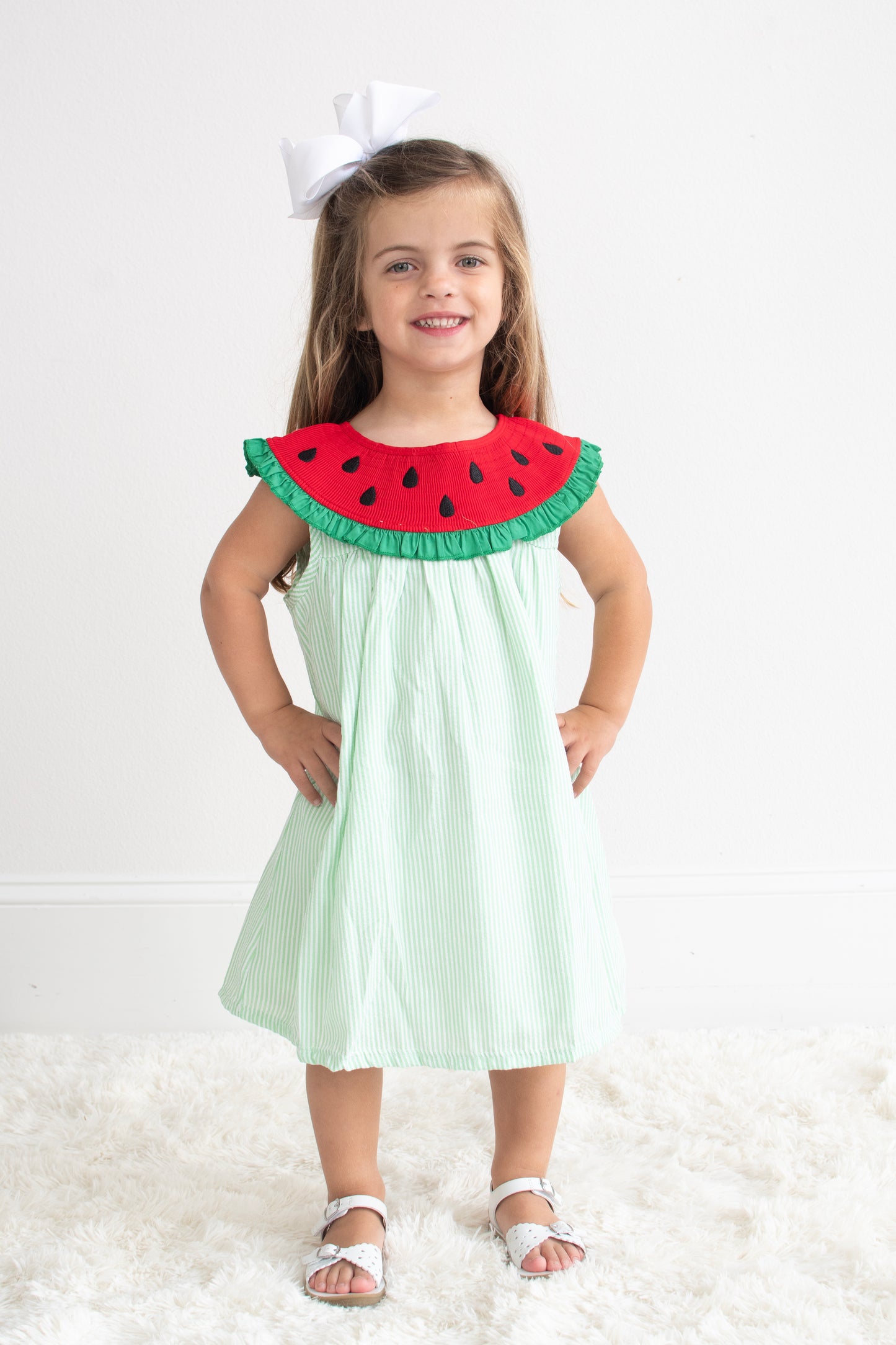 Sweet Summertime Watermelon Dress