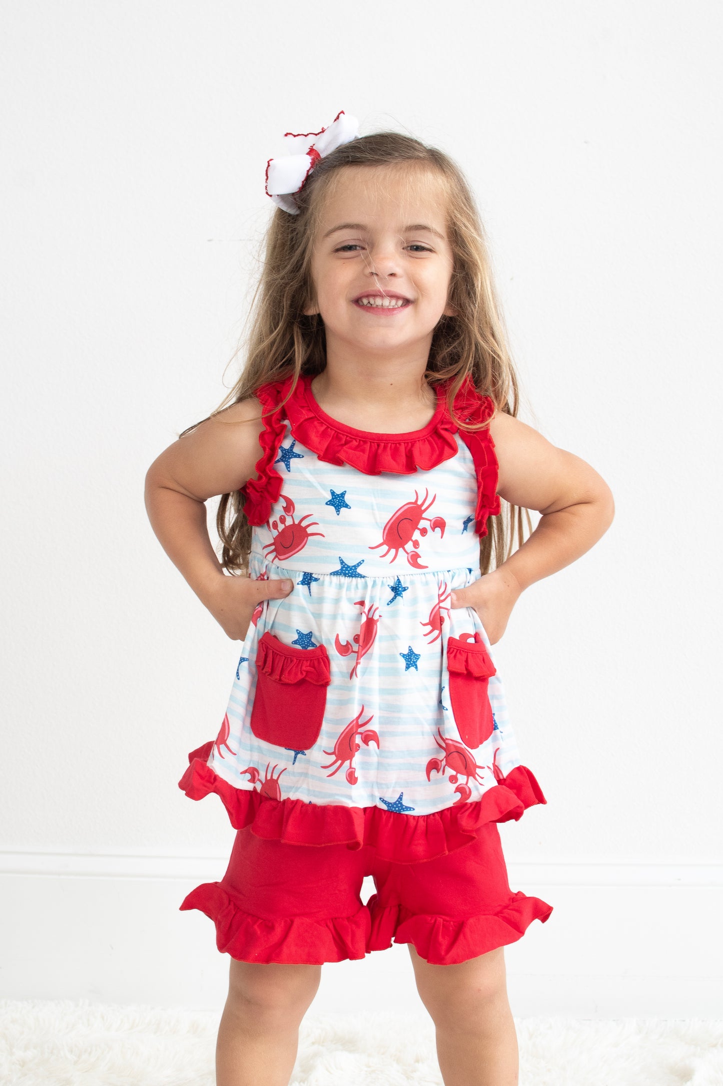Feeling Crabby Short Set