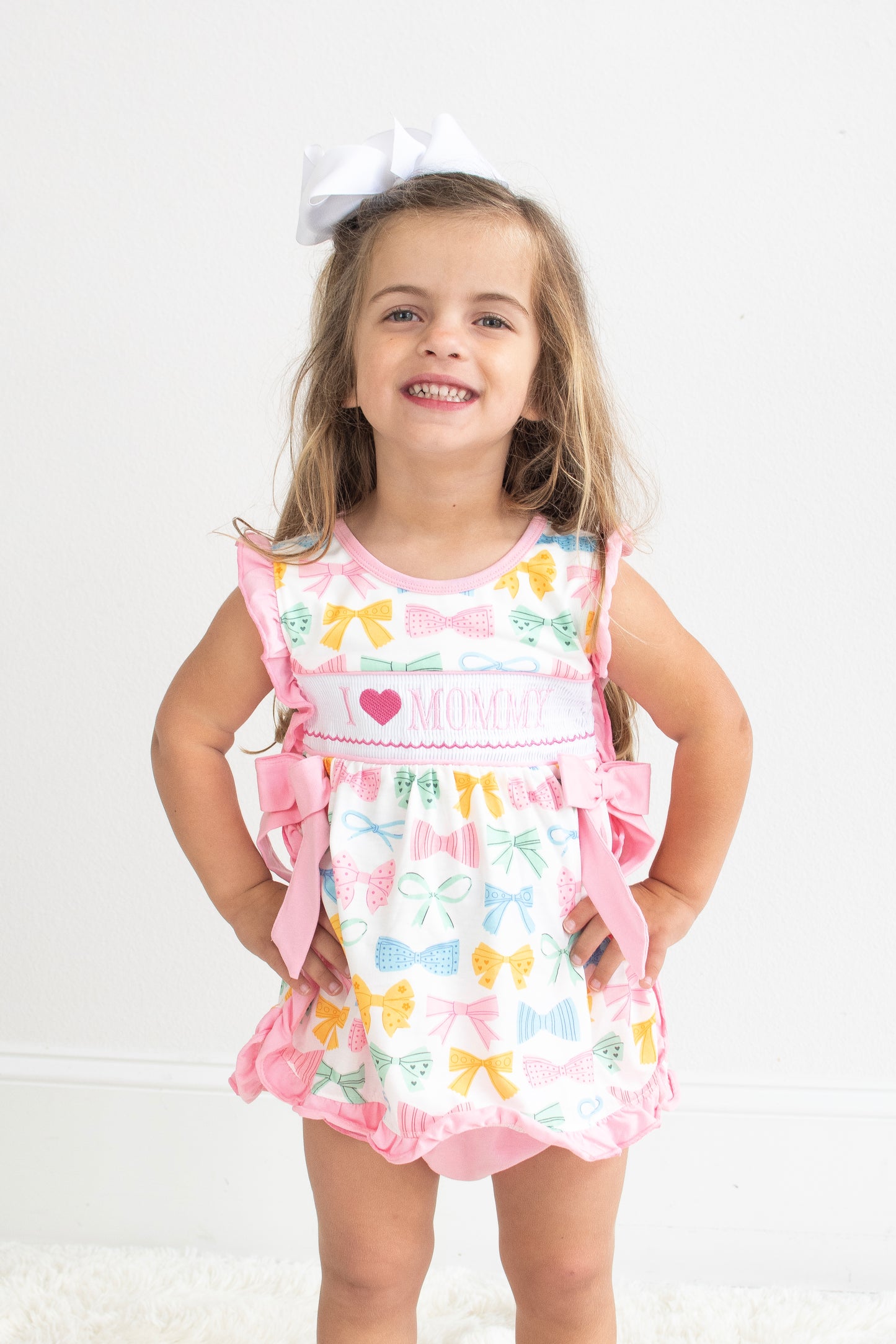 I love Mommy Bow Bloomer Set