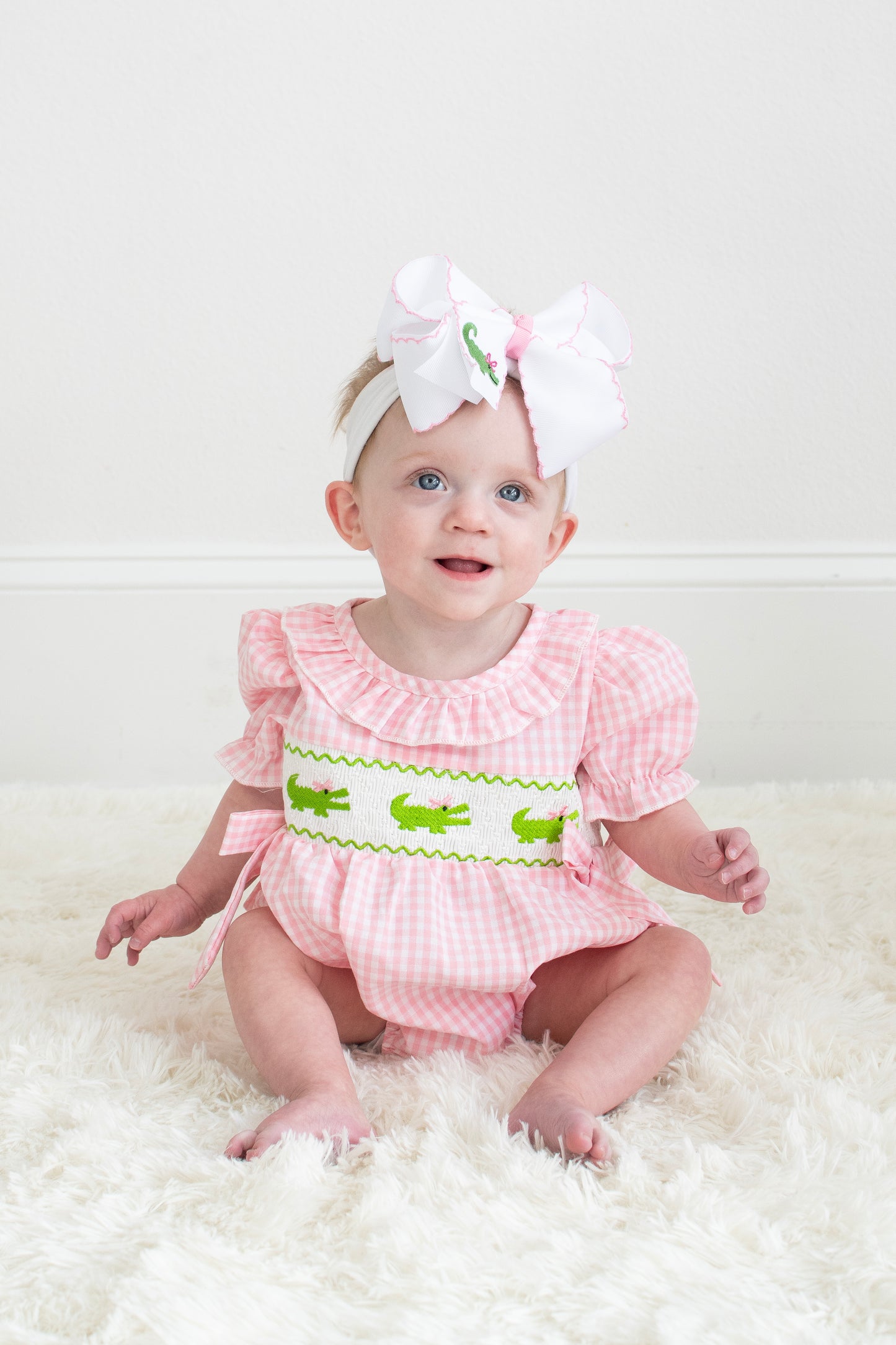 Later Gator Pink Romper