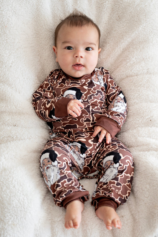 Santa Camo Romper