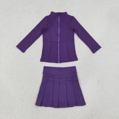 PREORDER - Purple Active Wear Skort Set