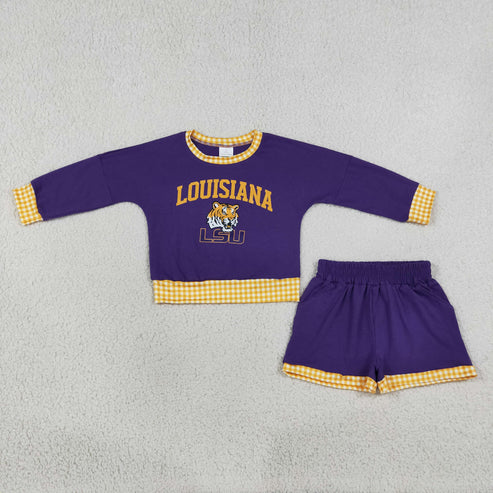 PREORDER: Louisiana Long-Sleeve/Shorts Set