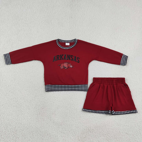 PREORDER: Arkansas Long-Sleeve/Shorts Set