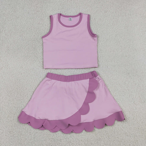 Factory Preorder: Scallop Athletic Skort Sets 2 (11 Styles)