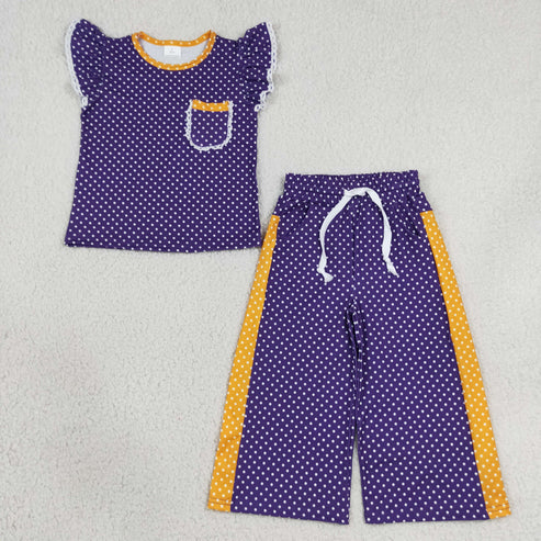 PREORDER - Purple Gold Game Day Dot Set (CLOSES 9/25)
