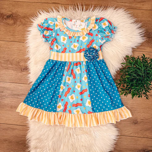 Eggs & Bacon Dress by Two Can