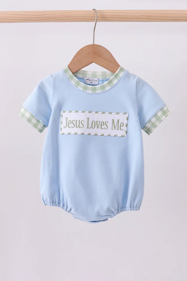 Jesus Loves Me Boy Bubble