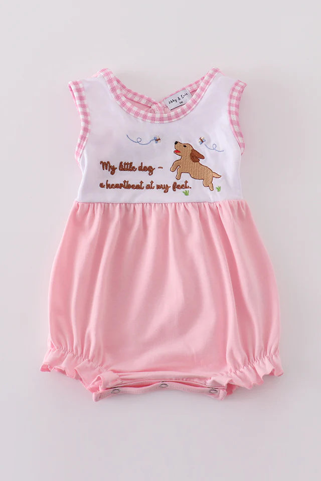 My Little Dog Girl Romper