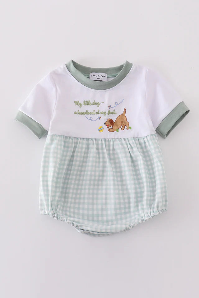 My Little Dog Boy Romper