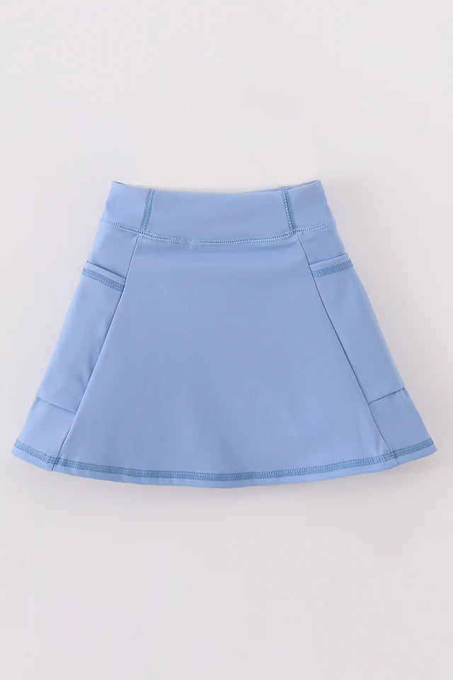 Light Blue Sporty Active Skirt