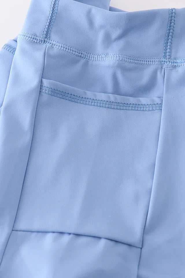 Light Blue Sporty Active Skirt