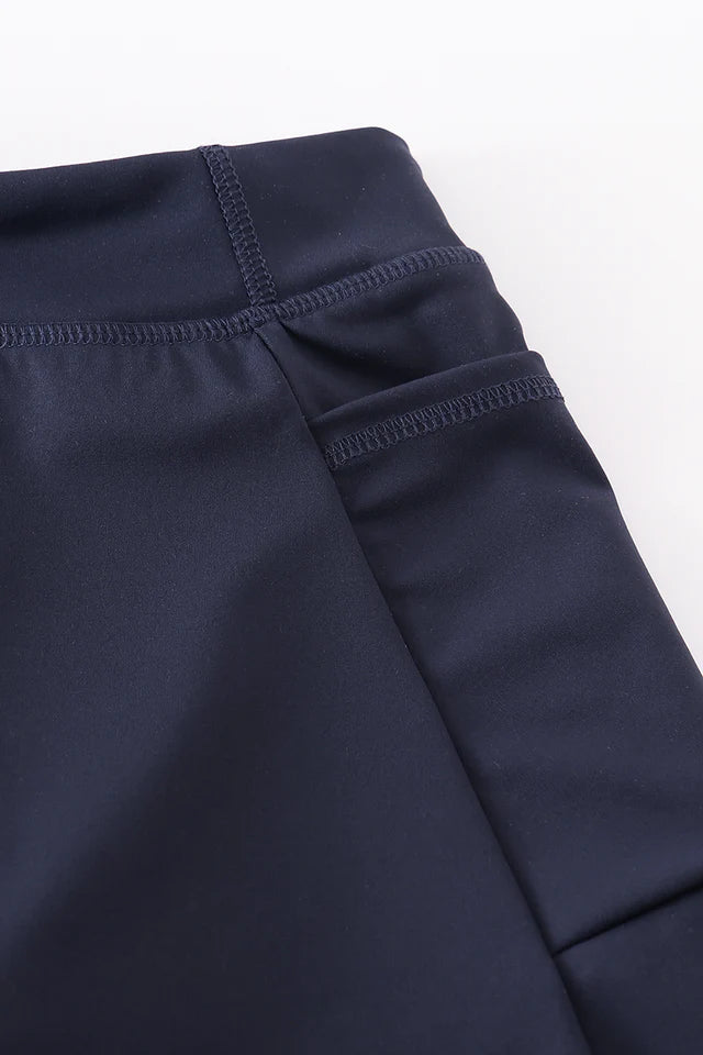 Navy Sporty Active Skirt