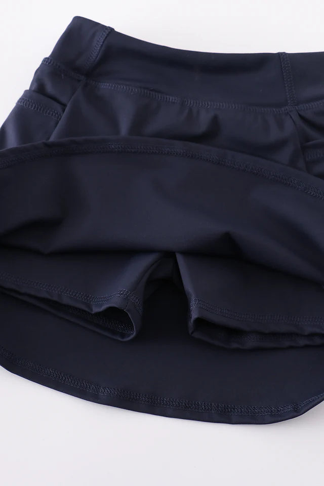 Navy Sporty Active Skirt
