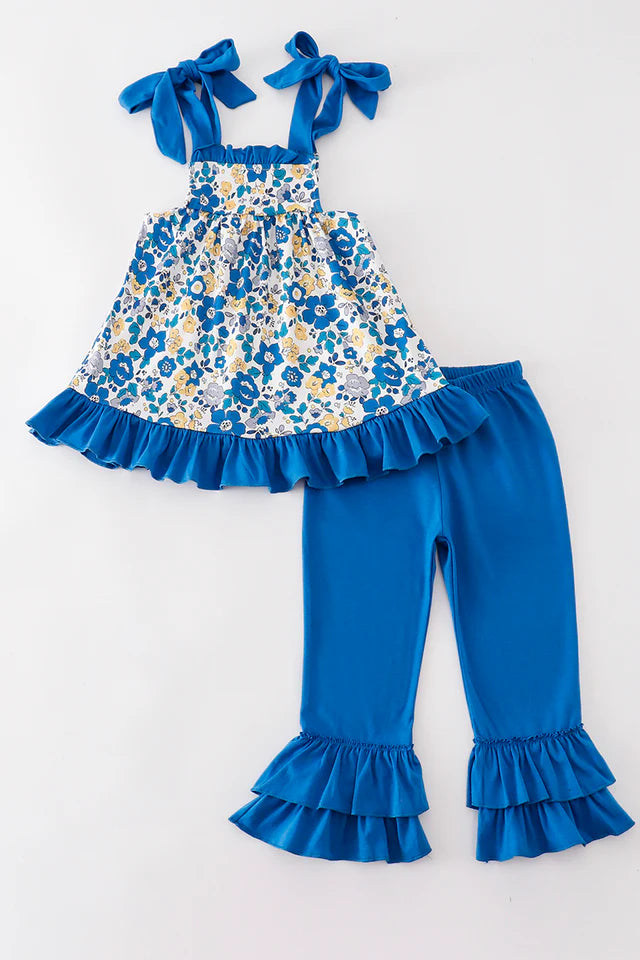 Blue Belle Charm Pant Set