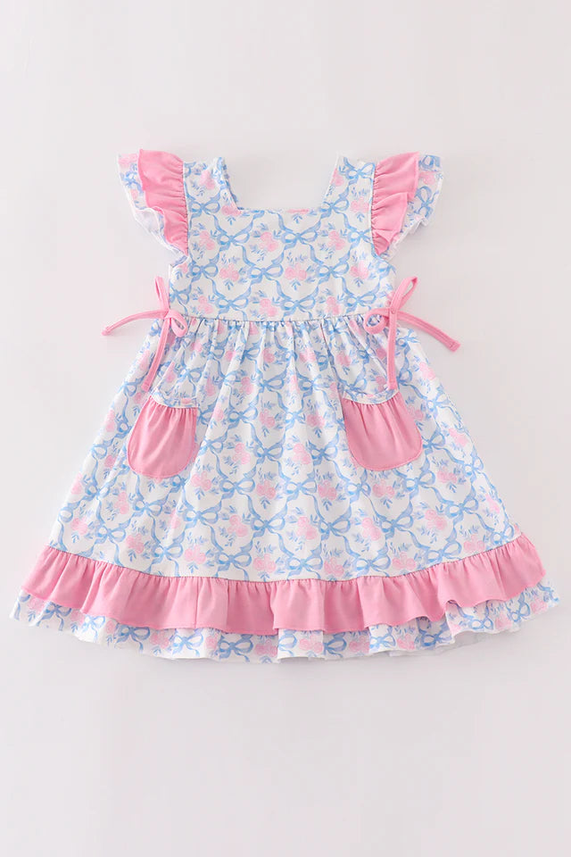 Dainty Petals Ruffle Dress