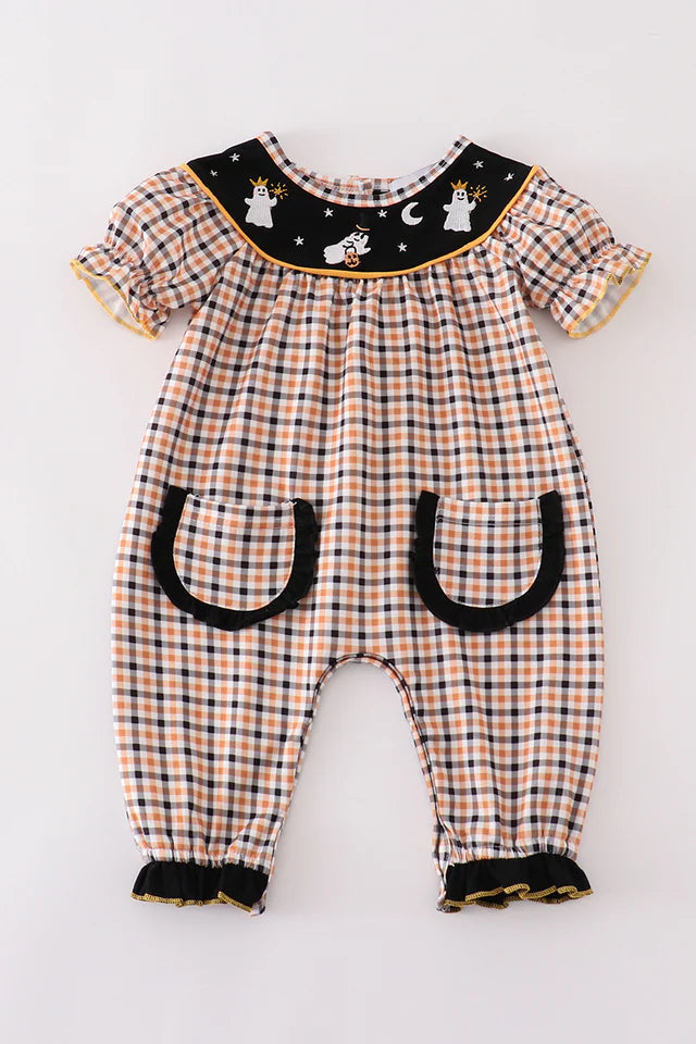 Midnight Boo Bash Girl Romper