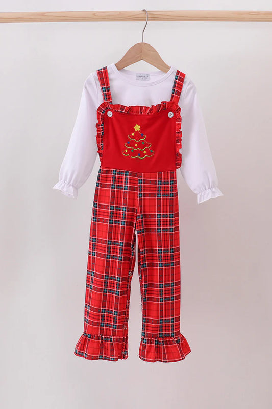 Good Tidings Tree Overalls