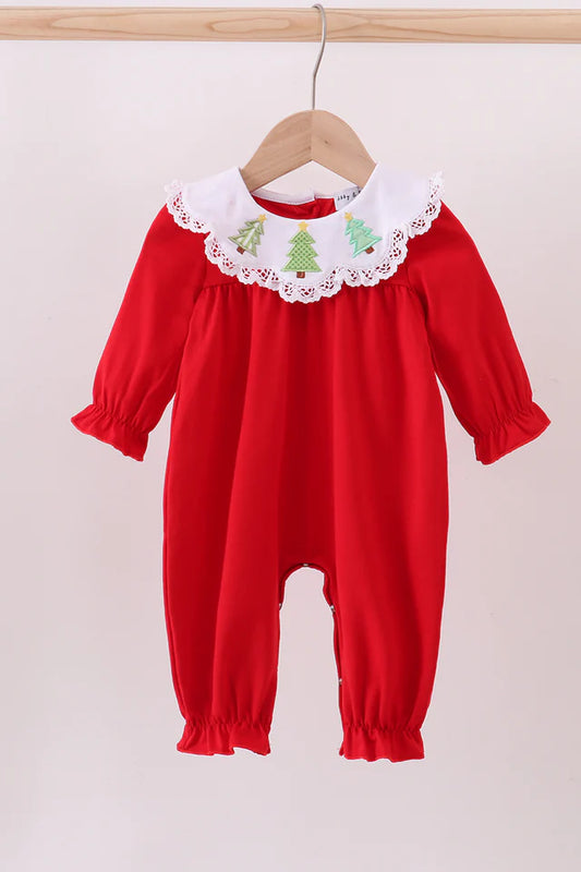 Merry Pines Christmas Romper