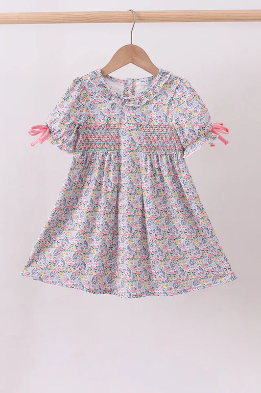 PRESALE: Summer garden smocked ruffle dress - ETA 8/20/26