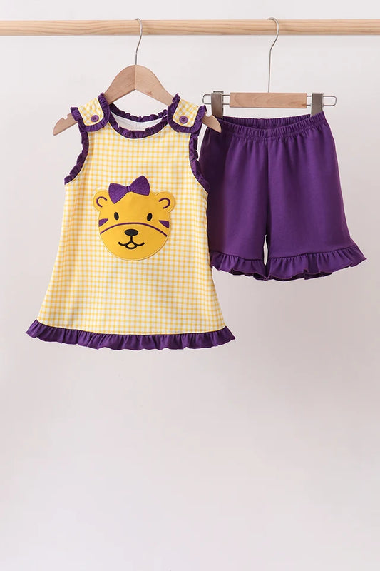 Tiger Girl Shorts Set