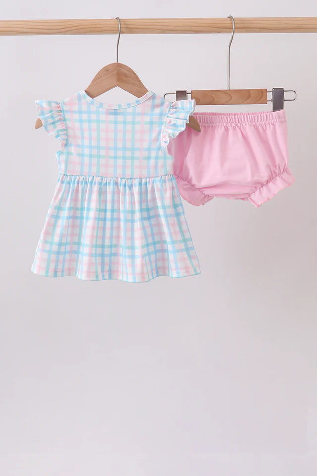 Snappy Pink Crocodile Bloomer Set (PRESALE: ETA 8/4/26)