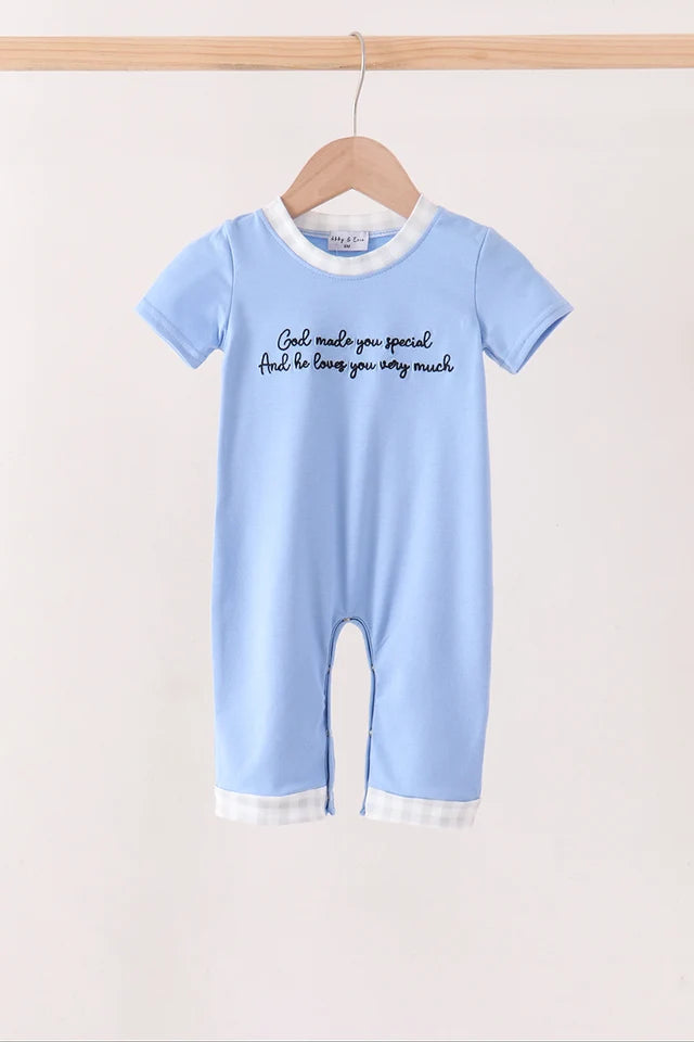 God Made You Special - Boy Romper (ETA: 9/4/26)