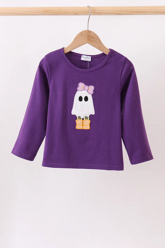 Purple Ghost Applique Top (ETA 8/28/26)