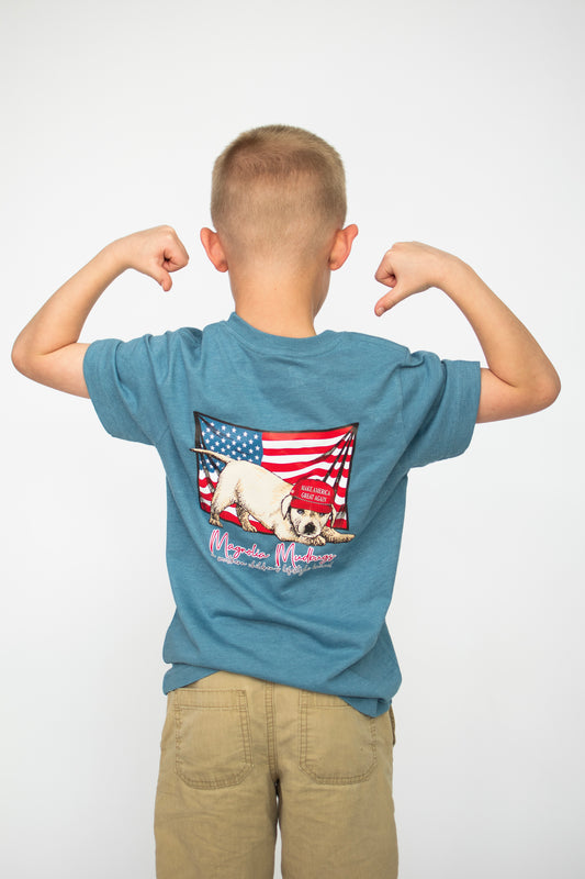 MAGA Pup Kid’S T-Shirt (Magnolia Mudbugs)