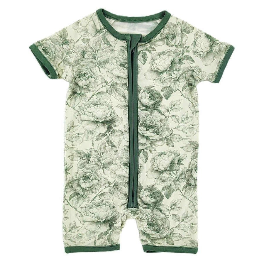 Greenhouse Garden Short Bamboo Romper