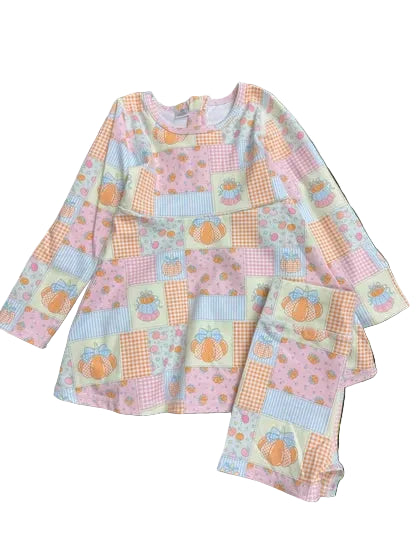 Patchwork Active Wear Set