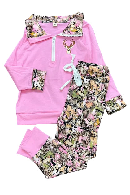 Pink Deer Camo Set