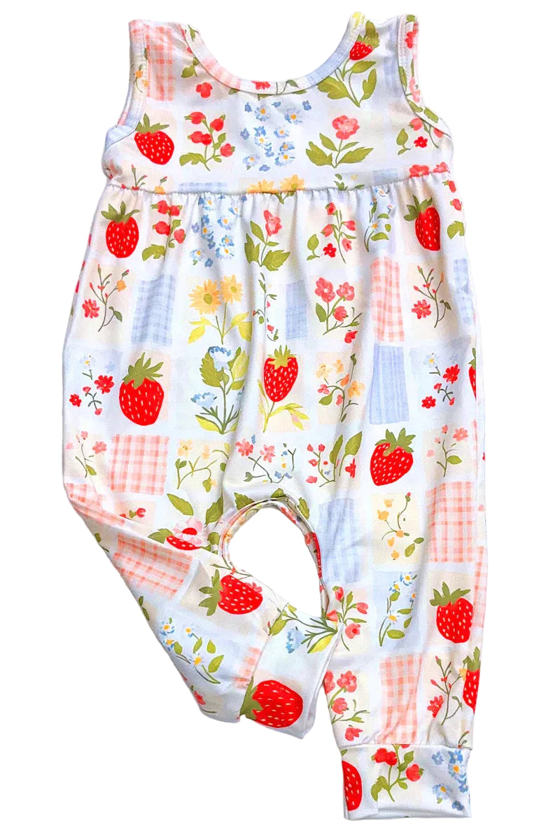 Strawberry Patches Romper