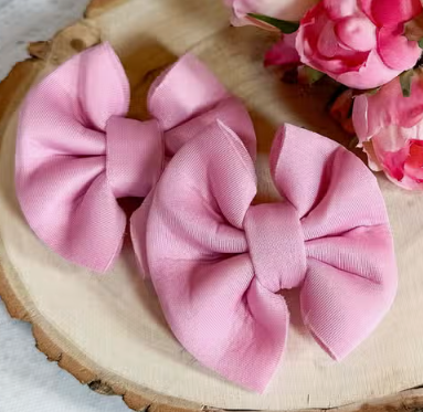 Puffy Pigtail Bows - Set of 2