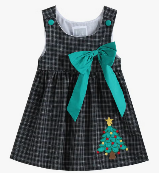 Oh Christmas Tree Dress by Lil Cactus