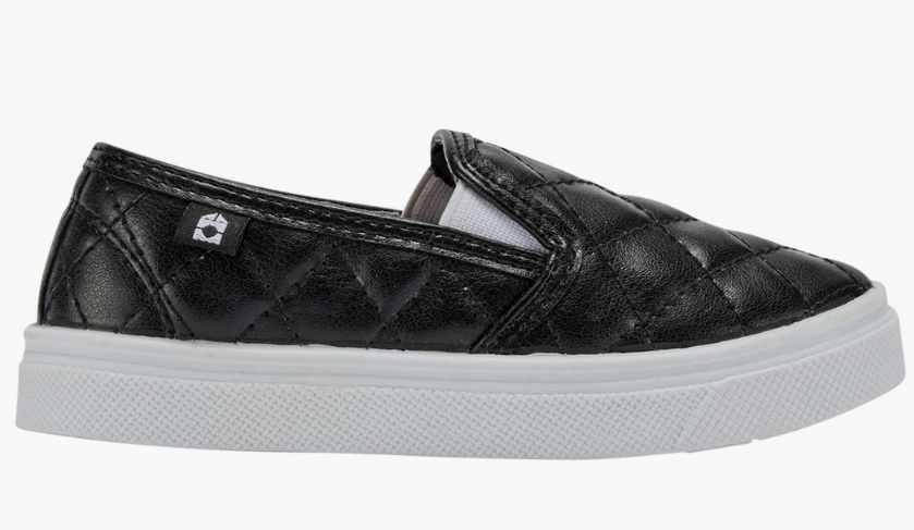 Madison Slip On Sneaker - Black/White by Oomphies