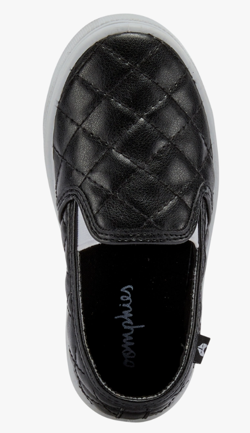 Madison Slip On Sneaker - Black/White by Oomphies